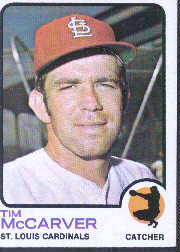 1973 Topps Baseball Cards      269     Tim McCarver